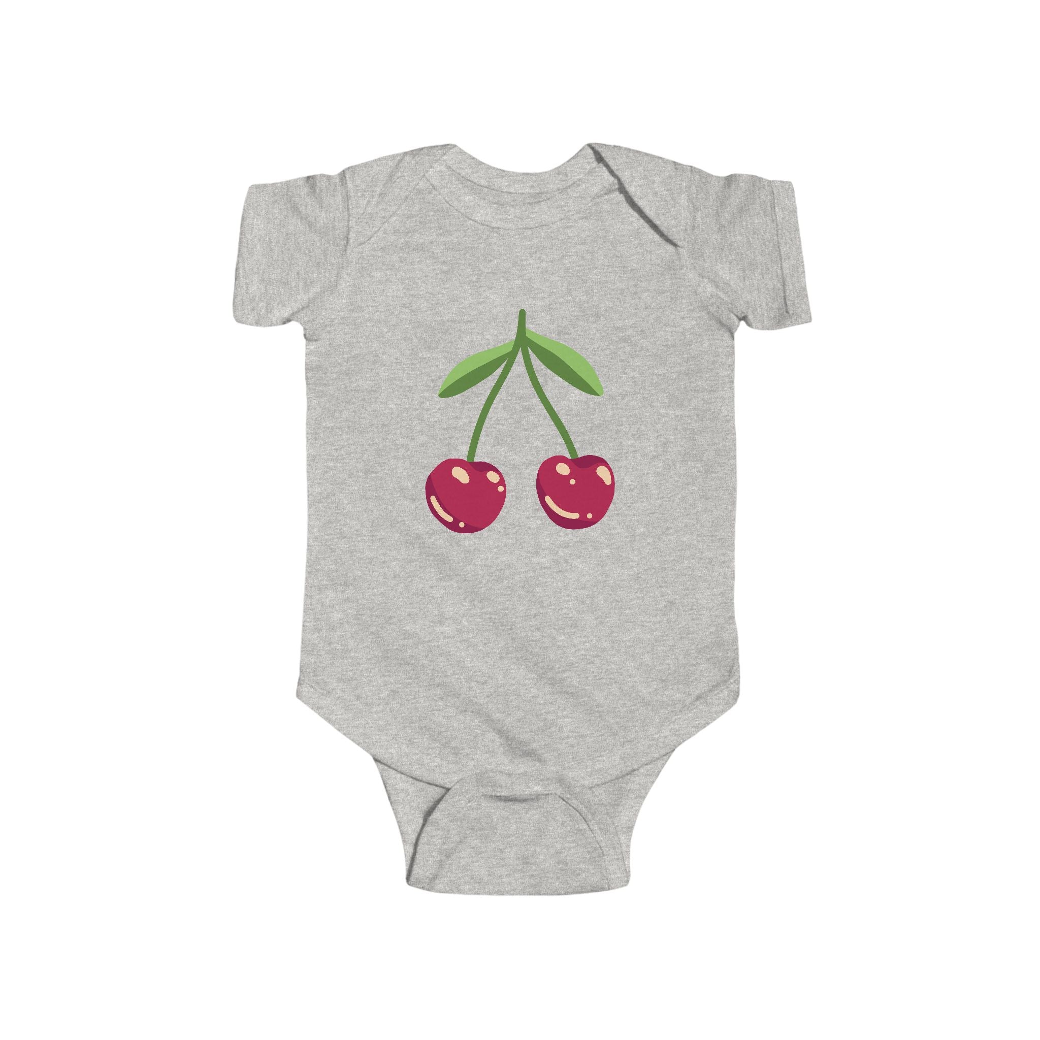 Cherry Baby Bodysuit — Cute Infant Onesie with Cherry Graphic