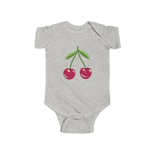 Cherry Baby Bodysuit — Cute Infant Onesie with Cherry Graphic