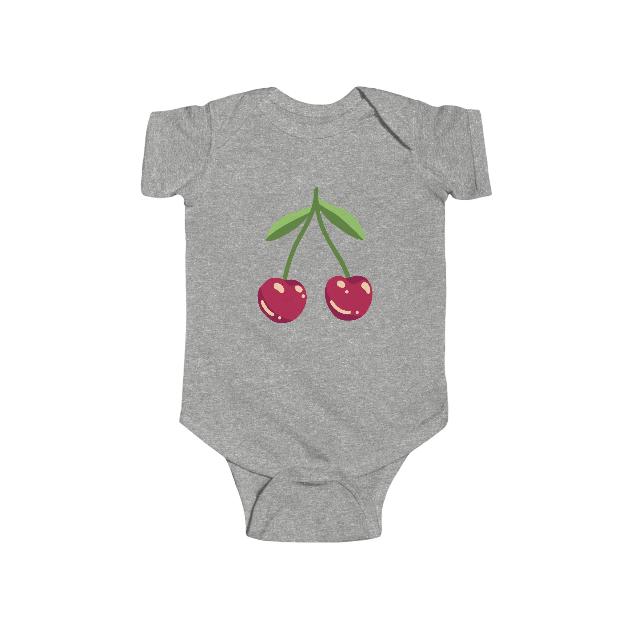 Cherry Baby Bodysuit — Cute Infant Onesie with Cherry Graphic