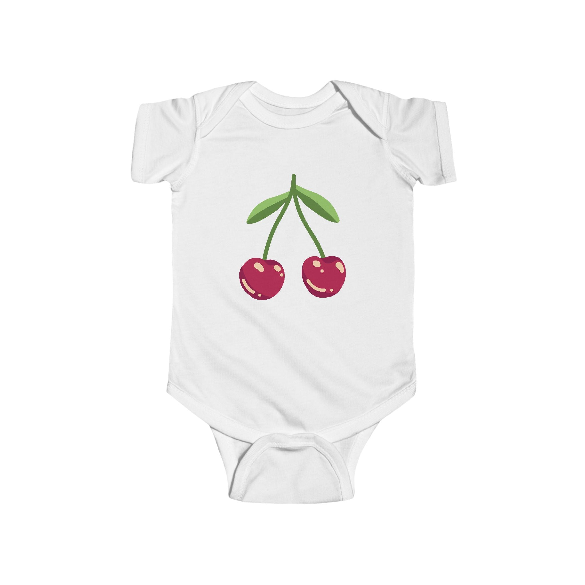 Cherry Baby Bodysuit — Cute Infant Onesie with Cherry Graphic