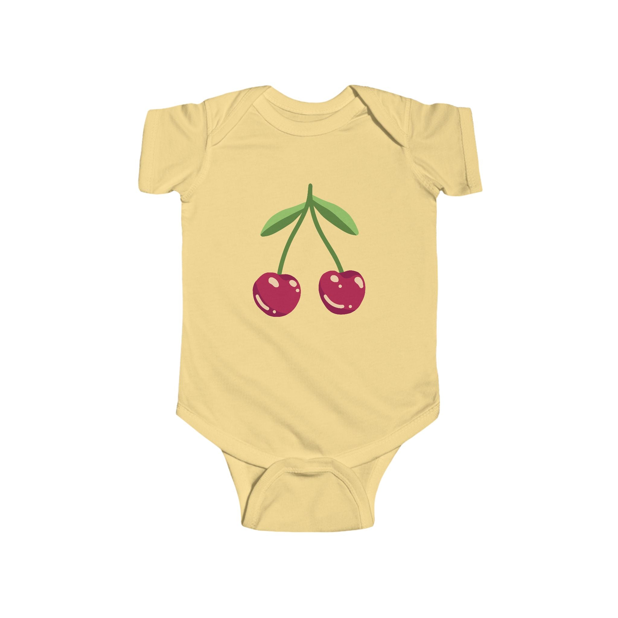 Cherry Baby Bodysuit — Cute Infant Onesie with Cherry Graphic