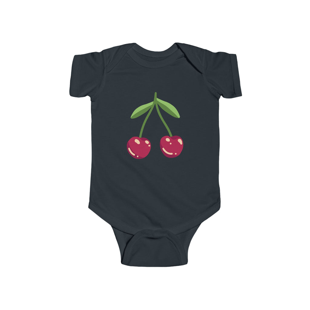Cherry Baby Bodysuit — Cute Infant Onesie with Cherry Graphic