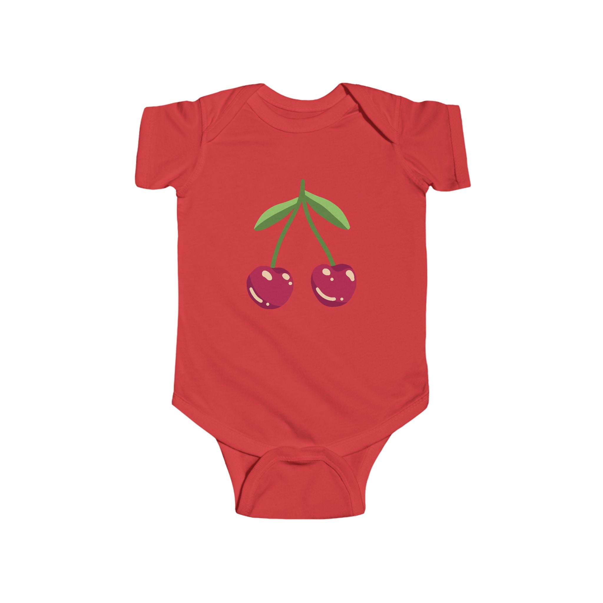 Cherry Baby Bodysuit — Cute Infant Onesie with Cherry Graphic