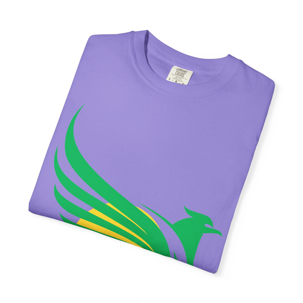 Green Hummingbird Logo T-Shirt — Minimal Nature Graphic Tee